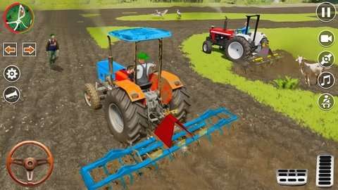 农用拖拉机小车2024(Farm Tractor Trolley Game 2024)图1