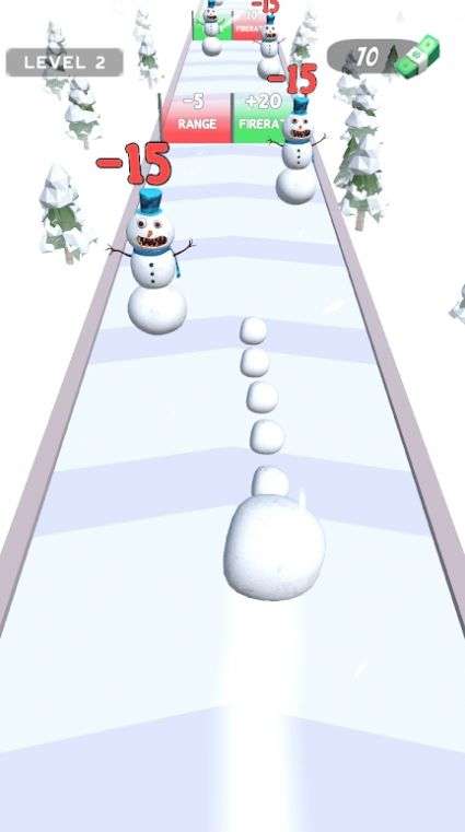 收集雪球跑图2