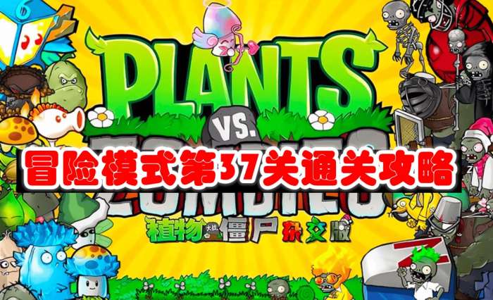 《植物大战僵尸杂交版》冒险模式第37关通关攻略