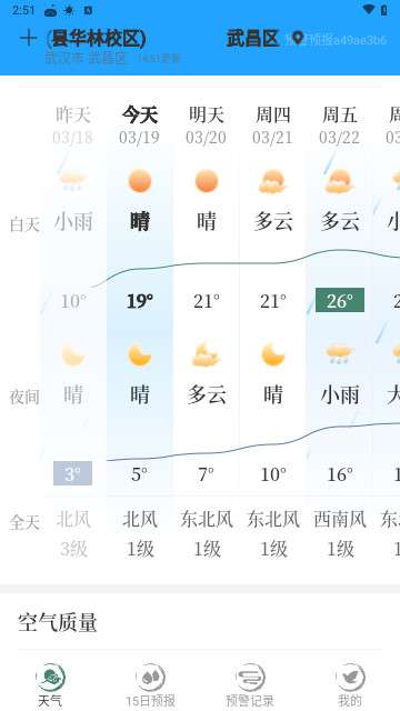 预警天气预报图1